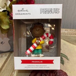 Hallmark Peanuts Franklin Christmas Tree Ornament NEW in Box